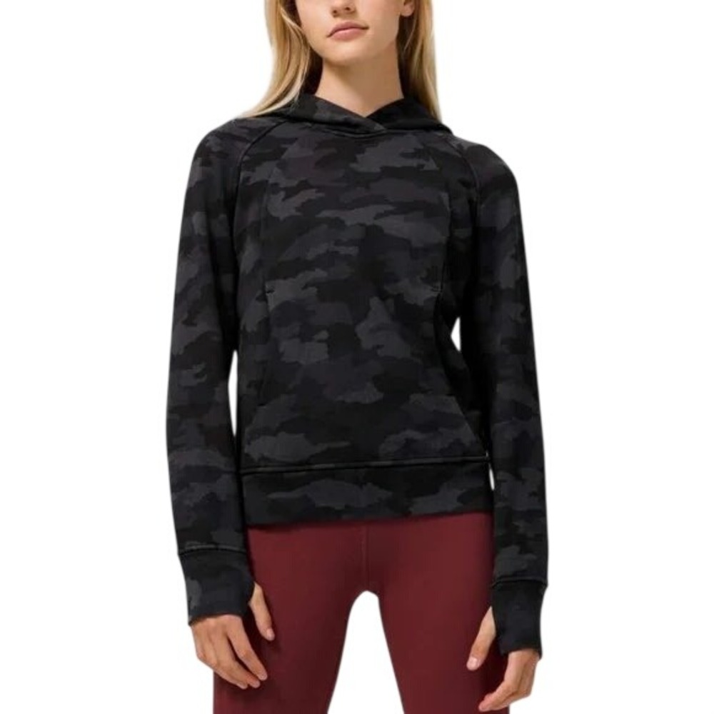Lululemon Scuba Hoodie‎ Pullover Heritage 365 Camo Deep Coal Multi Size 4